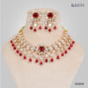 SV301R Tyani Kundan Party Necklace Red