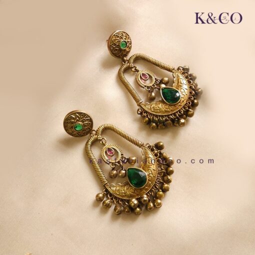 Vintage antique polish earrings
