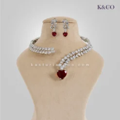 Zara Top Openable Necklace with Stones Melbourne