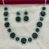 American Diamond Necklace with Stones