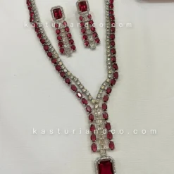 Layered Necklace with Stones 1