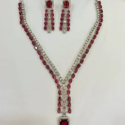 Layered Necklace with Stones