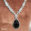 Shop Doublet Stone Necklace Green