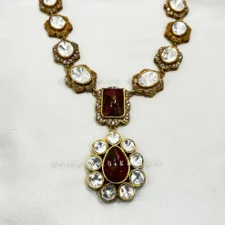 Shop Polki Marble Stone Necklace