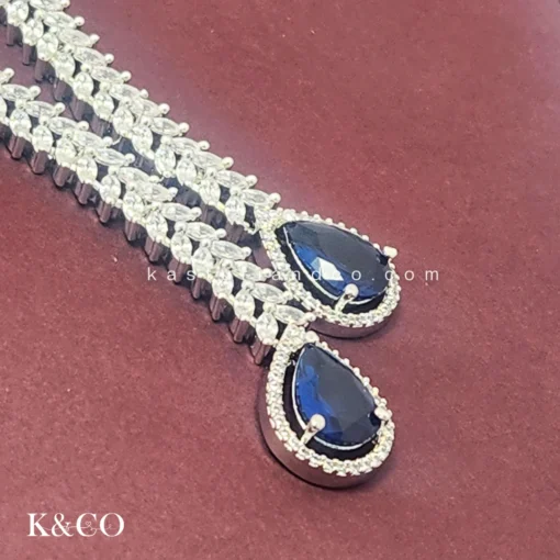 doublet stone necklace