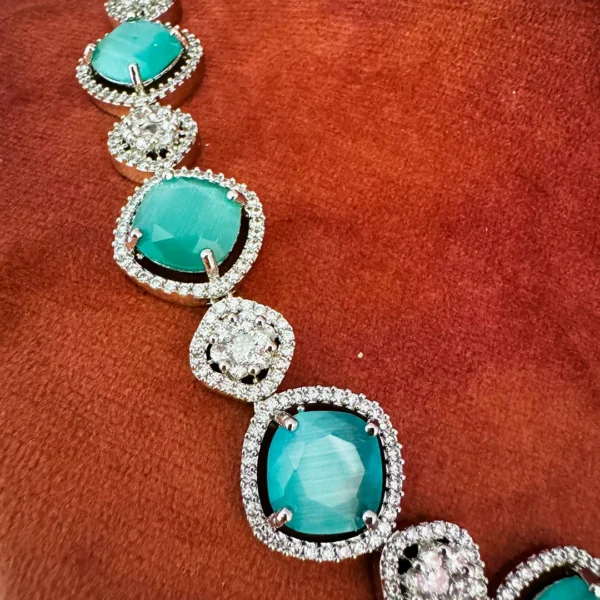 Jane Choker style CZ Necklace - Image 2