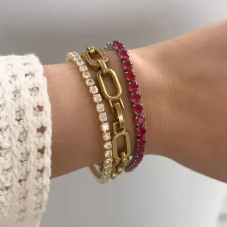 CZ & Stone Bracelets