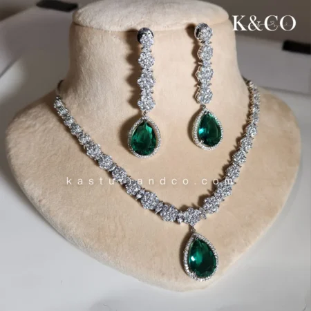 Fiona CZ bridal Jwelery Necklace