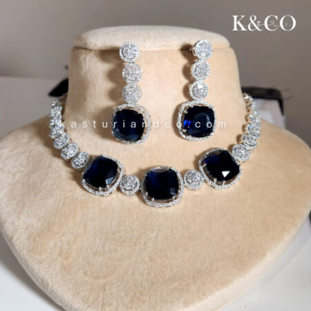 CZ Necklace with stones, CZ