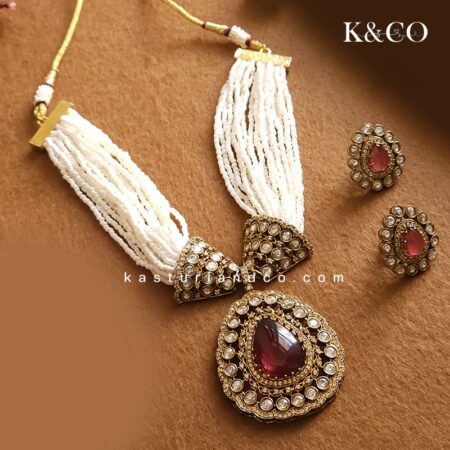 Diva Victorian Choker, Maroon