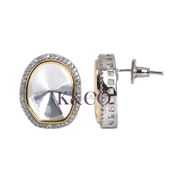 Large Kundan Studs - Image 2