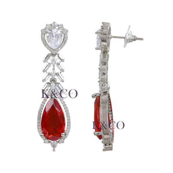 Sandy CZ Earrings - Image 2