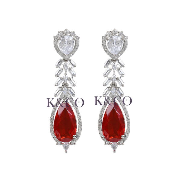 Sandy CZ Earrings - Image 3