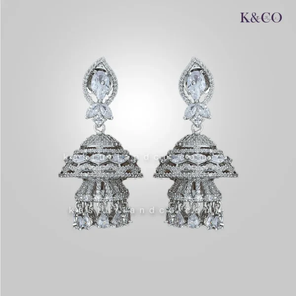 Premium CZ Long Earrings