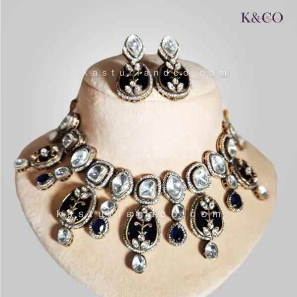Amrapali Inspired Indian Jewelry Necklace - Image 3