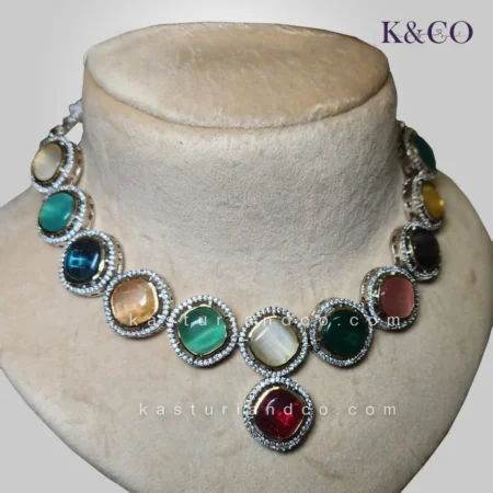 Multicolour Stone Necklace