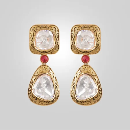 Premium Kundan Earrings Online