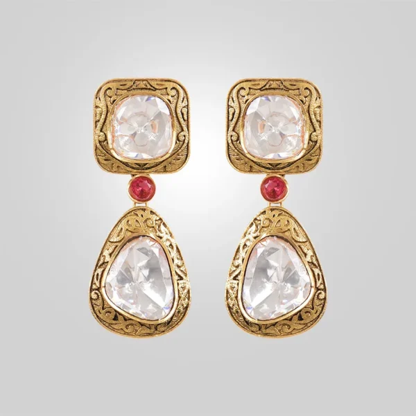 Premium Kundan Earrings Online