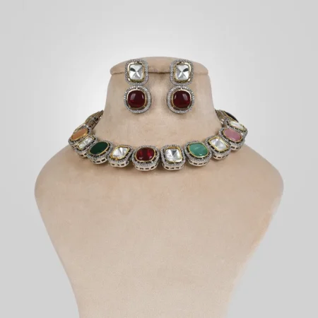 Ria Ethnic Handmade Choker, Multi