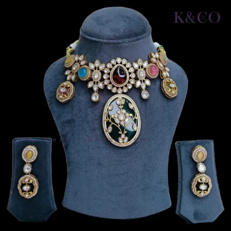 Sia Designer Choker, Multi