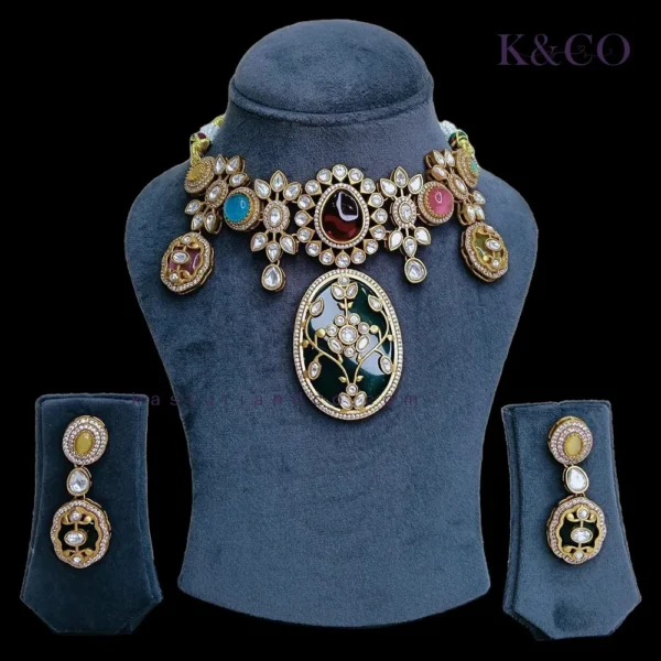 Sia Designer Choker, Multi