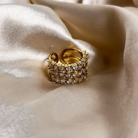 Triple Layered CZ Rings