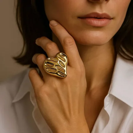 Chunky Heart Ring