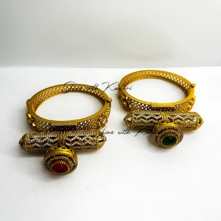 Antique Designer Gold Kada