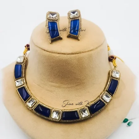 Royal Kundan Gold Plated Choker Necklace