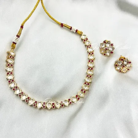 Kundan Pearl & Stone Traditional Necklace Set