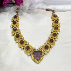 Alternative view of Zeenat Amrapali Inspired Necklace, Purple