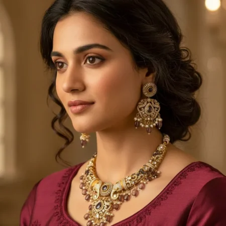 Antique Hasli Choker Multi Color Stone