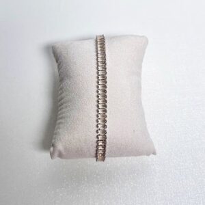 Champagne Reflective Baguette Bracelet