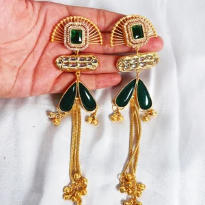 Kashmir Style Statement Earrings