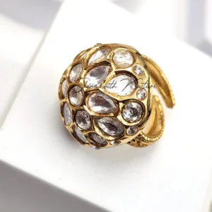Kundan Statement Cocktail Ring