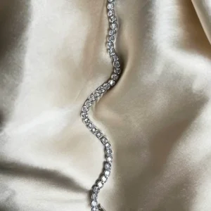 Alternative view of Silver Tennis Bracelet, tarnish free