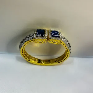 Regal Stone Antique Gold Kada