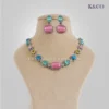 Zina CZ Necklace with Stones