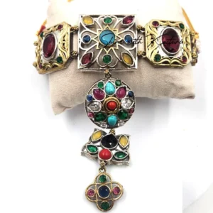 Unique Handcrafted Jaipur Hasli, Multi