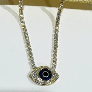 Buy Classic Tennis Evil eye Pendant Online