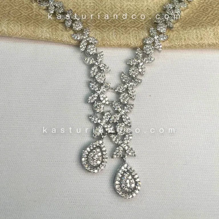 Cubic Zirconia Diamond look Necklace