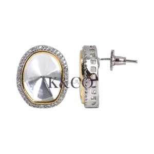 Alternative view of Large Kundan Studs