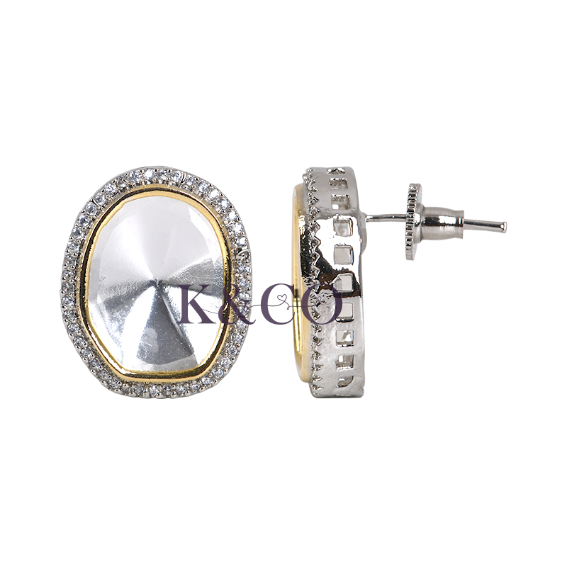 Large Kundan Studs - Image 2