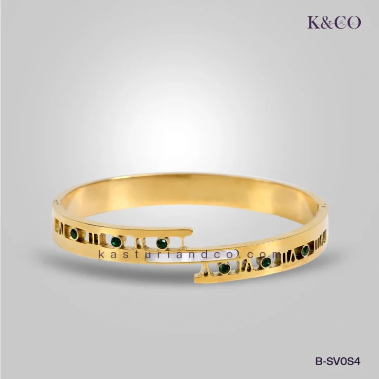 Gold Pated designer Bangle