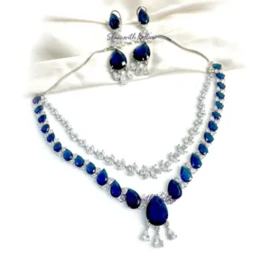 Layered Cubic Zirconia Necklace set