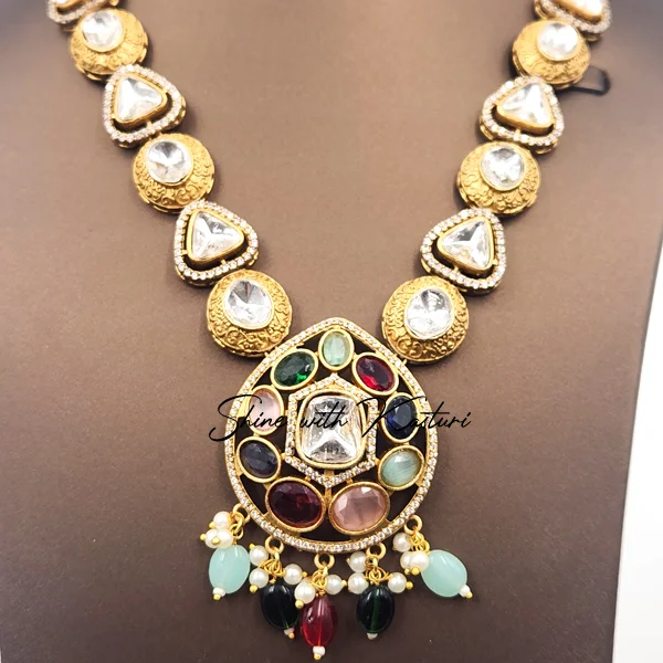 Buy Long Kundan Necklace Online