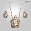 Mother of Pearl, Natural Stones Pendant Set