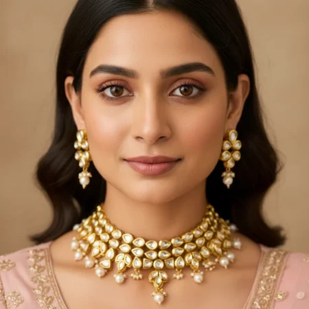 Pearl Radiance Bridal Choker Set