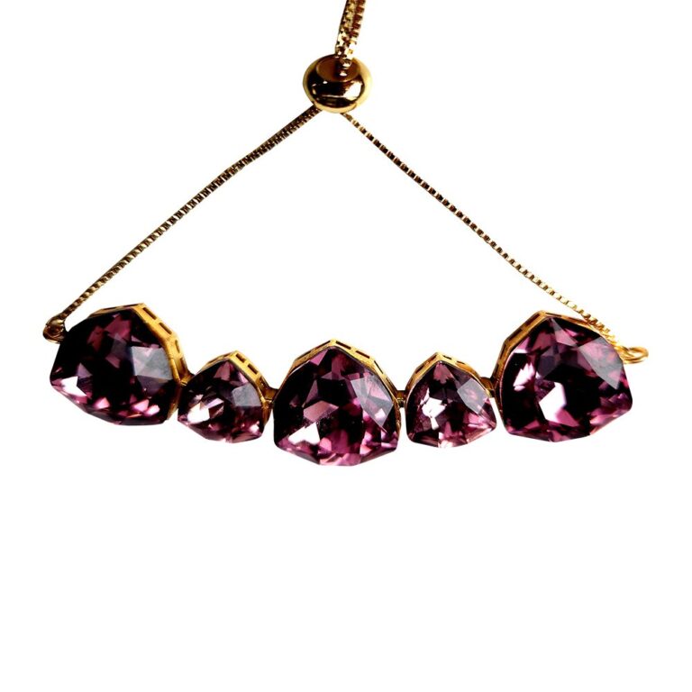 Austrian crystal bracelet, wine color bracelet, buy crystal bracelet online, elegant jewellery Australia, formal occasion bracelet, crystal bracelet for women