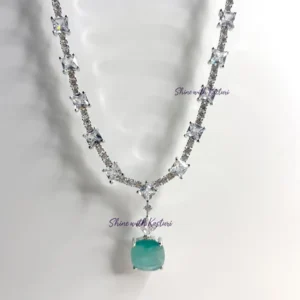 Lightweight AD Necklace with stones
